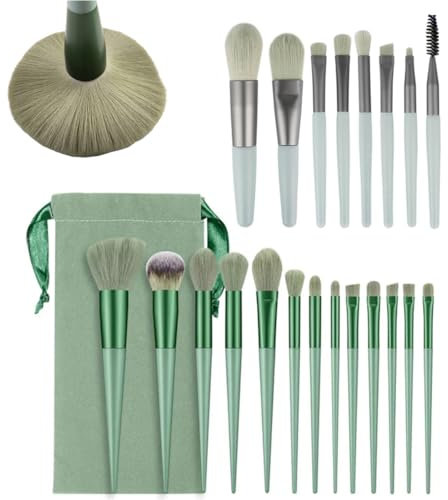 21 Pezzi Set Pennelli Make Up, Premium synthetic pennelli trucco, Setole Morbide E Delicate, Ipoallergenici e Resistenti, per Fondotinta Blush Correttore Ombretto Viso Ottima Confezione per i Regali