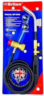Briton Refrigerant Dual Tip Copper Welding Torch with Hose, Single & Dual Flame