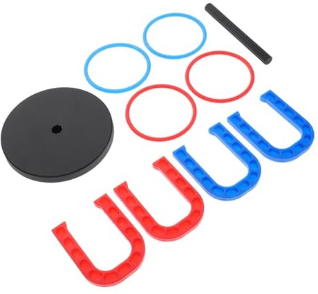 SUPVOX Jeu de Lancer D'anneaux Développement Moteur en Plastique Léger Jouet Éducatif Design Attrayant pour Garçon et Filles pour Jardin et Plage