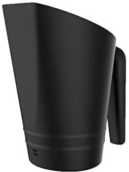 EDA Jura Montania - Pala para pellets (1 L, para 700 gr de Pellets - Negro, 11,8 x 15,8 x 18,2 cm)