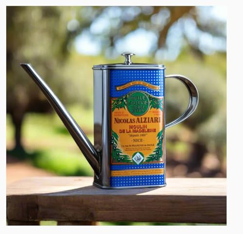 Nicolas Alziari, Classic French Watering Can/Cruet Dispenser Only for Olive Oil, Holds 20 Oz.