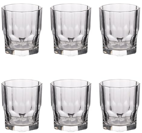 Villa d’Este Home Tivoli Lot de 6 verres à eau en verre 340 ml, Marais