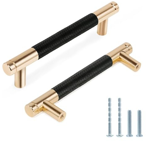 Ndjiloik 6 stycken skåphandtag möbelhandtag 128 mm kökshandtag dörrhandtag kök köksskåp aluminium dörrhandtag kök