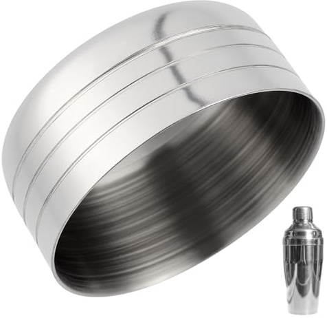 Zerodeko Edelstahl Shaker Deckel 4.2 Cm Spritzwassergeschützt Wiederverwendbare Cocktail Shaker Abdeckung Für Barzubehör Milchtea Shops Und Heim Barkeeper