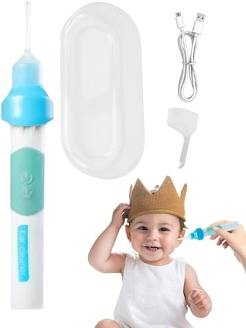 Cucharilla Para Cerumen Inalámbrico Inteligente y Eficaz | Limpiador De Cerumen Con Iluminación Para Niños, Adultos, Viajes, Camping, Interiores, Exteriores, Higiene, Clínica