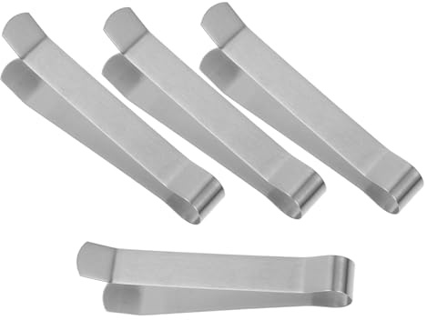 JEWEDECO Clip per Estintore Candela in Acciaio Inossidabile 4 Pezzi, Leggero e Facile da Trasportare, Sicuro Spegnicandele per Casa e Decorazioni
