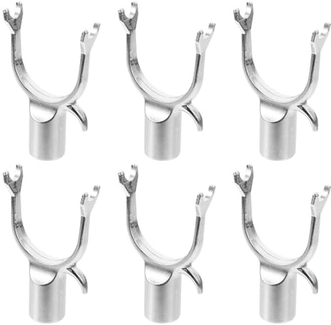 Angoily Soporte para Ramas De Plantas, 6 Soportes De Metal Inoxidable, 19 Cm, Diseño Compacto, para Melocotoneros y Naranjos En Jardines