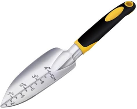 Trädgårdsspad Handverktygsset i aluminium, 3-pack, med spade och kratta, trädgårdshandskar
