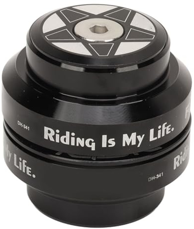 Set serie sterzo per bici da 34 mm, serie sterzo per bicicletta in lega di alluminio, doppi cuscinetti sigillati per una rotazione, serie sterzo con stelo forcella anteriore per