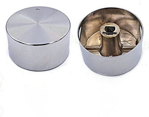ANCLLO Gasspisknopp 4 ST 6mm Universal runda kontrollknappar Ugnsomkopplare Matlagning Yta Kontrolllås för olika ugn Spishäll