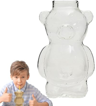 Tazza da caffè con orso, tazza da caffè espresso con bicchieri,Tazza da tè per bere succo d'orso | Bicchiere da orso da 300 ml, tazza ergonomica da orso per caffè espresso, tè al latte, succo di frutt