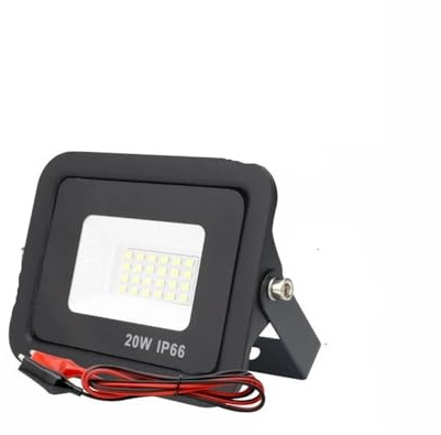 20W 30W 50W 100W DC12V Luz de inundación Led reflector for exterior IP66 Reflector de luz impermeable luces Led portátiles de 12 voltios(100W_DC 12V)