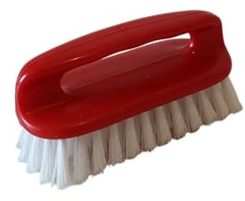 Today – Cepillo de Lavado con Mango Ergonómico – Cerdas Onduladas Semirrígidas – Elimina Suciedad y Manchas Sin Dañar los Tejidos – Fácil de Limpiar – 15x7,5 cm – Color Rojo