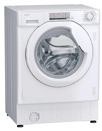 Candy CBW28D4WM5J-80 Integrated 8kg Washing Machine with 1200 rpm - White - A Rated