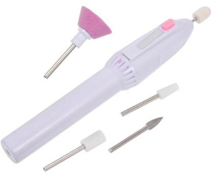 TOPBATHY Machine à Vernis à Ongles Électrique Stylo Manucure Portable Mini Compact Léger Basse Vibration Pour Femmes Usage Professionnel à Domicile