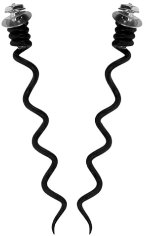 Cabilock Lot de 2 Embouts Spirales de Rechange en Métal pour Tire-Bouchon Spirale D’Extraction Solide Kit D’Ouvre-Bouteille Pratique Compatible Usage Vin et Bar