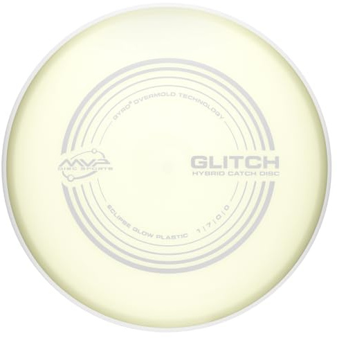 MVP Disc Sports Eclipse Glow 2.0 Glitch Disc Golf Hybrid Catch Disc