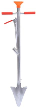 JWQFBC Esparcidor de Fertilizante, Dispositivo Manual, Carro Esparcidor, Pala Esparcidora, Herramienta Agrícola, Ergonómico, Fabricado en Hierro para, Sin Mochila
