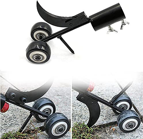 Hmpet Estirpatore Erbacce Manuale con Ruote,2 in 1 Falce per Erba Estirpatore di Erbacce,per Rimuovere Le Erbacce Senza Inginocchiare per La Pulizia tra Lastre(Senza Manico)