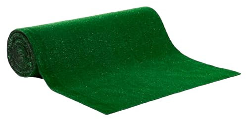 TIENDA EURASIA - Cesped Artificial | Cesped Artificial Tipo Moqueta | 7mm | Base Antideslizante y Filtrante | Rollos de Cesped Artificial Baratos, Ideal para Terrazas y Exterior (0,57 x 1,5 metros)