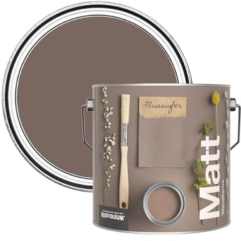 Rust-Oleum Colours Matt Emulsion Wall and Ceiling Paint - Rivers Edge 2.5L