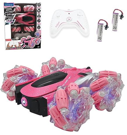 LEXIBOOK, Crosslander Glow RC Car, RC21G | Glow-in-the-dark, Rechargeable, Remote controlled