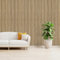 WondaWall Acoustic Slat Wall Panel Decorative Wood MDF Slatted 3D 2400mm x 600mm (Original Oak)