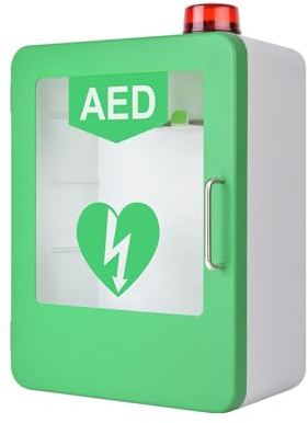 Generic Automatic External Defibrillator Alarm Box, AED Storage Cabinet, Cardiac Outer Box, First Aid Cabinet for Easy Access and Emergency Response