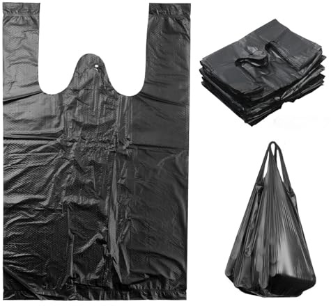 300 bolsas higiénicas de desecho para mujer, color negro, versátiles bolsas de basura para compresas, residuos de mascotas y más, resistentes y discretas, 18 x 26 cm
