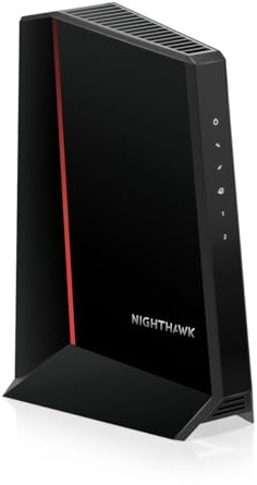 NETGEAR Nighthawk DOCSIS 3.1 Modem per cavo split medio e alto (CM2500-1AZNAS) – Approvato per le velocità più veloci di oggi – Funziona con tutti i fornitori di cavi inclusi. Xfinity,