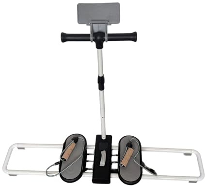 Ronyme Appareil de Musculation des Jambes pour Un entraînement Complet du Corps - Appareil Robuste pour Les adducteurs - Équipement d'entraînement pour, Blanc