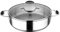 MasterPro Olla 28x7,5 cm con Capacidad de 4,5l en Acero Inoxidable Bergner colección Foodies, Plata