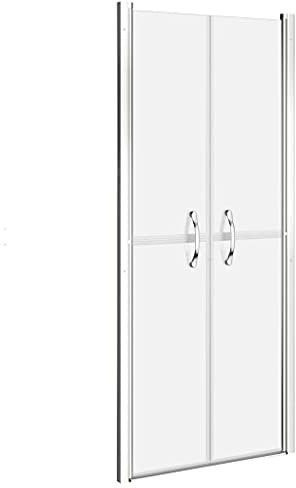 vidaXL Duschdörr frostad ESG 71x190 cm