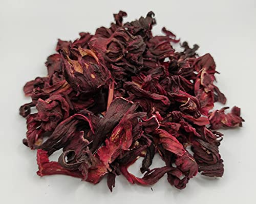 Torkade hibiskus hela blommor Premie Rose malva 85 gram - 1,95 kilo - Fri från bekämpningsmedel (460 gram)