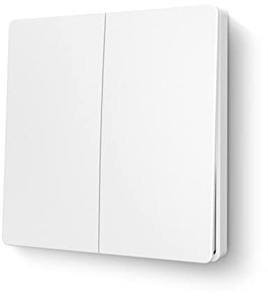 DieseRC Interruttore a luce cinetico senza fili Pannello a parete radiocomando Interruttore, Nessuna batteria Auto-generazione di interruttore