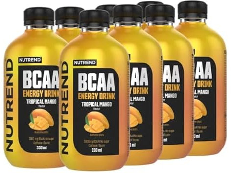 BCAA Energy Drink, Tropical Mango, 8 x 330 ml.