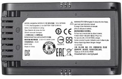 ZiRoxi VCA-SBT90EB VCA-SBT90E Akku, kompatibel mit Samsung Jet70 Staubsauger(Color:VCA-SBT90EB)