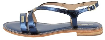 LES TROPEZIENNES PAR M. BELARBI Hamoon, Zapatos de la Ciudad Sandalia Mujer, Azul Marino Metal, 38 EU