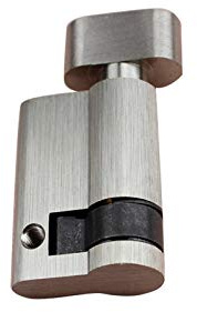 CTCOIJRN Cerradura de cilindro, Cerradura de puerta delantera, Cilindro de cerradura Cerradura de puerta estándar de 45 mm Cerradura de medio cilindro Empuje de apertura simple/Cerradura de perilla Pu