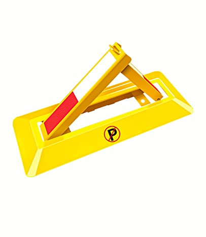 Verrouillage de sol de parking Barrière de stationnement avec cadenas, verrou au sol, pieu de stationnement, anti-collision, anti-effraction(A)