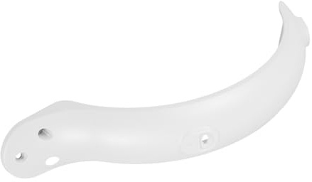GRIRIW Support de Garde-Boue arrière Blanc pour Scooter électrique, Plastique résistant, Compatible trotinettes, Accessoire antiprojection idéal pour Usage Urbain et Tout-Terrain