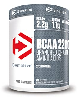 Dymatize BCAA 2200 Caps 400pcs - Essentielle Aminosäuren