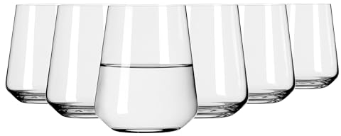 Ritzenhoff 6301003 Vaso de agua 500 ml - Serie Lichtweiss - 6 vasos en un set de regalo, con estilo - Made in Germany