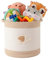 YFNHOME Elefant Kinderspielzeugkorb Aufbewahrungskorb Wickeltisch Korb Bad Organizer Kinderzimmer Baumwollseil Geschenke Körbe mit Griffen, Aufbewahrungskorb für Babys