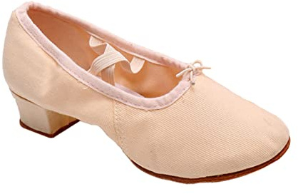 VALICLUD 1paio Scarpe da Ballo Basse Tela per Pratica e Performance Scarpette per Yoga Danza Folkloristica e Balletto Taglia