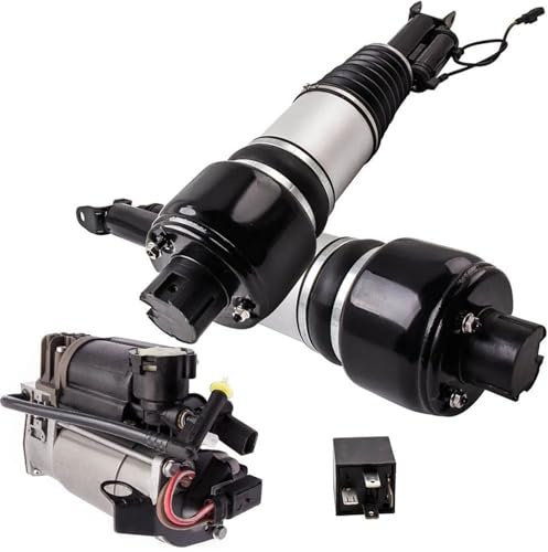 GYTTAK Sospensioni pneumatiche Montante Compatibile con Benz per CLS C219 2004-2016 per Classe E W211 2002-2008 Kit Ammortizzatore Sospensioni Pneumatiche Anteriori per Auto 3 Pezzi 2113205513