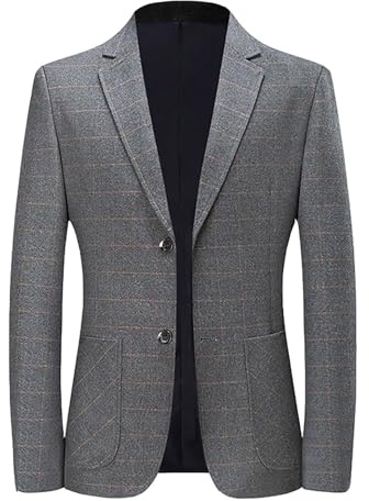 Chaqueta ligera de traje medieval para hombre a cuadros transpirable de verano chaqueta de traje formal de negocios chaqueta cómoda para el ocio paterno chaqueta duradera