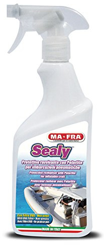 Ma-Fra, Sealy, Koncentrerat Polarlite® polerskyddsmedel för uppblåsbara fordon med vattenavvisande effekt, skyddar gummerat tyg och förhindrar åldrande och gulning, storlek 500 ml