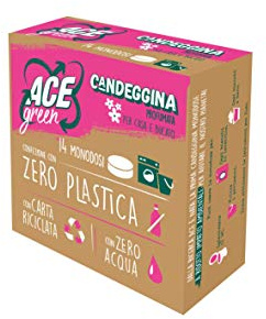 ACE CANDEGGINA GREEN Pastiglie, 14 Monodosi Igienizzanti da sciogliere in acqua