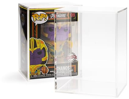Vitrina Expositora para Funko Pop, Expositor metacrilato de tamaño 16,2 x 11,8 x 9,2 CM, Vitrina expositora para Colecciones, Protege y colecciona con Este Expositor Funko Pop! (1)